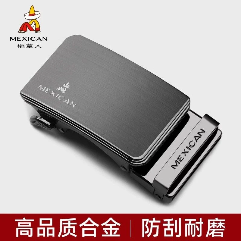 Mexican/稻草人皮带扣头自动扣男士腰带卡扣皮带头裤带扣子配件潮