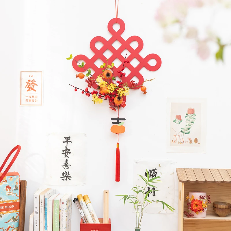 阿楹 进宅大吉中国结门贴挂件乔迁送礼好物清单龙年春节墙面装饰