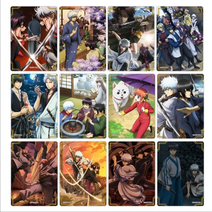 银魂 视觉图 海报插画 烫金亚克力卡 vol.2 盲抽 周边现货(代拆)