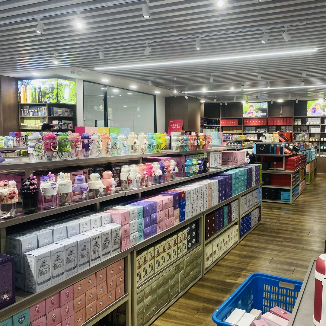 【杯神】水杯儿童可爱大肚子水杯玻璃男女学生夏季kitty双仓双饮-S