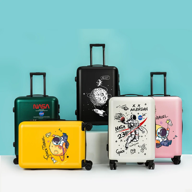 网红卡通拉杆箱男女学生通用超轻行防水轻便高颜值旅行行李箱潮