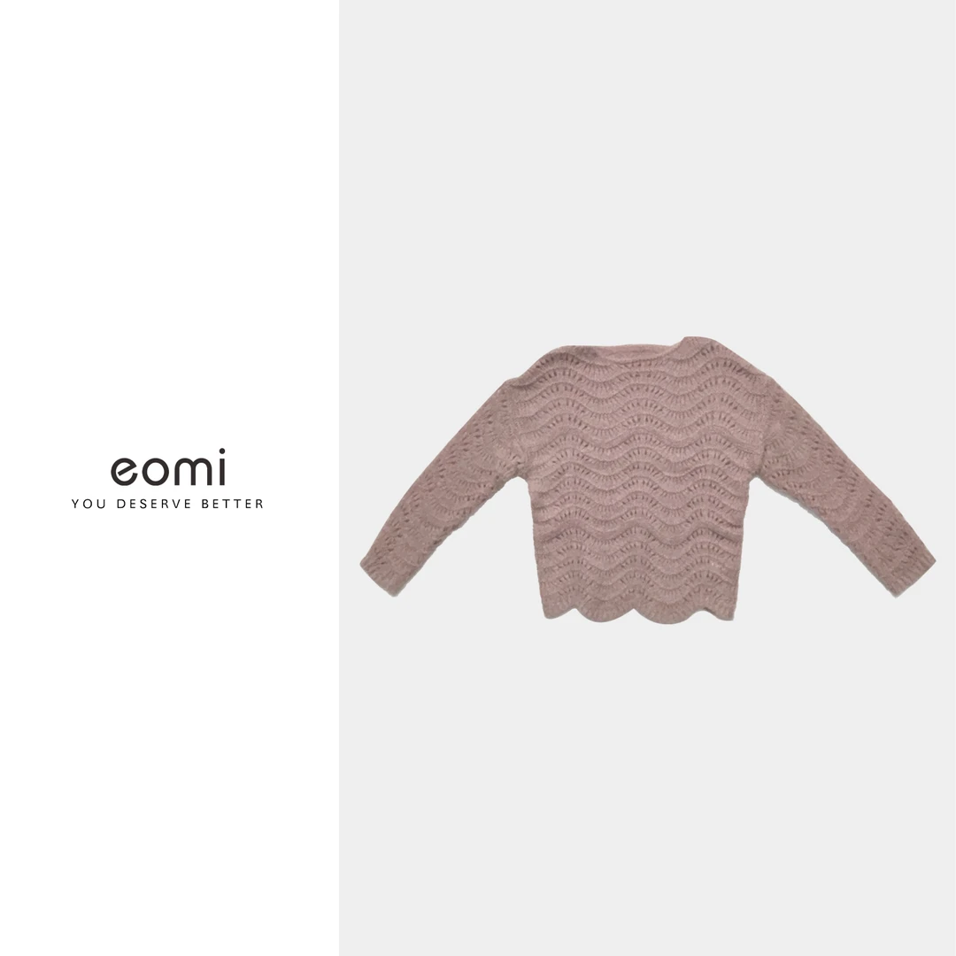 2023秋冬新款针织短款圆领套头打底衫3099