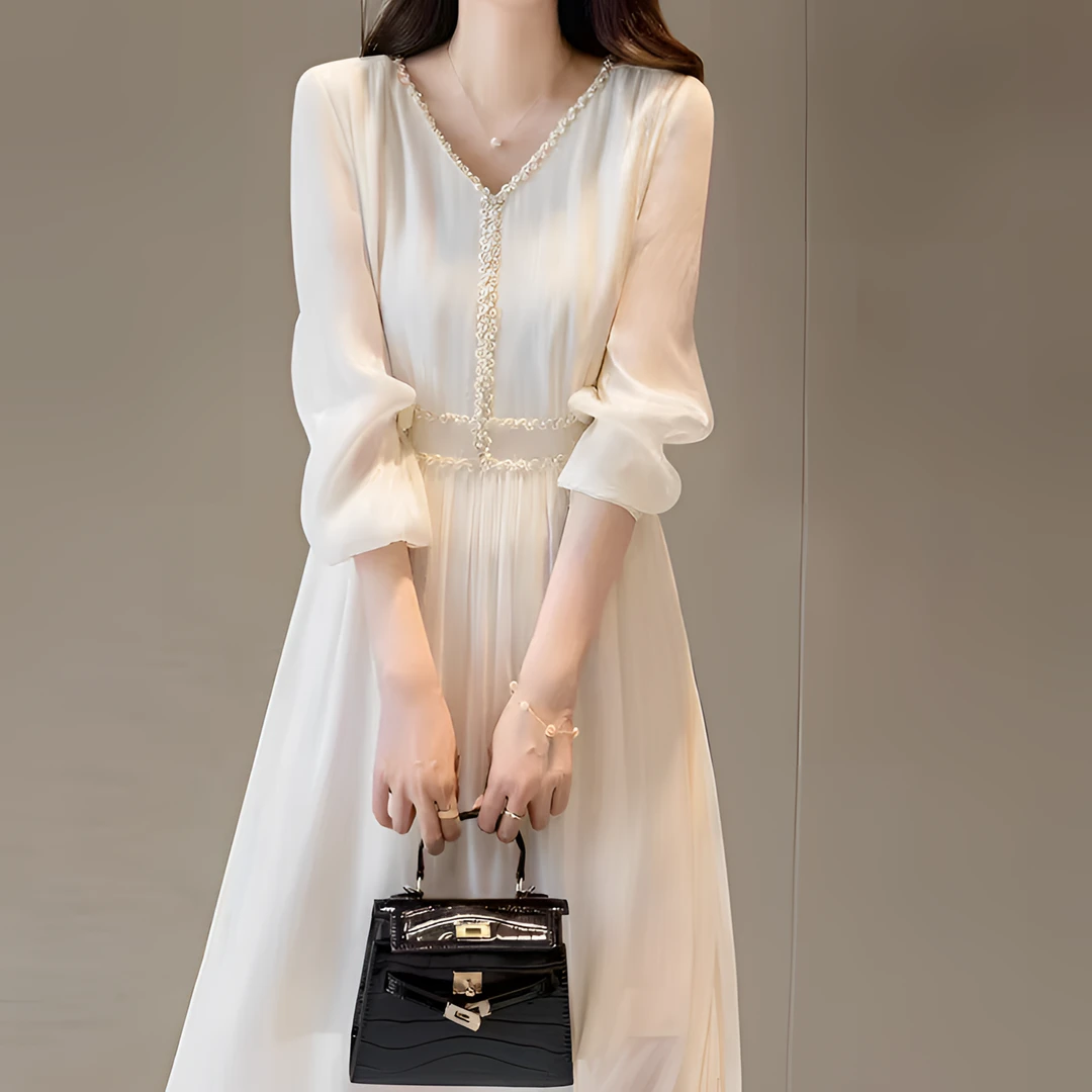 Vintage真丝连衣裙半身裙（直播扣号下单）