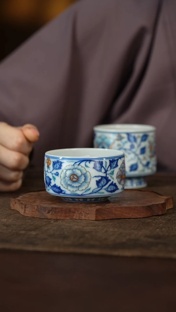 【闪购商品】玗琪轩四相牡丹杯@@yqx276