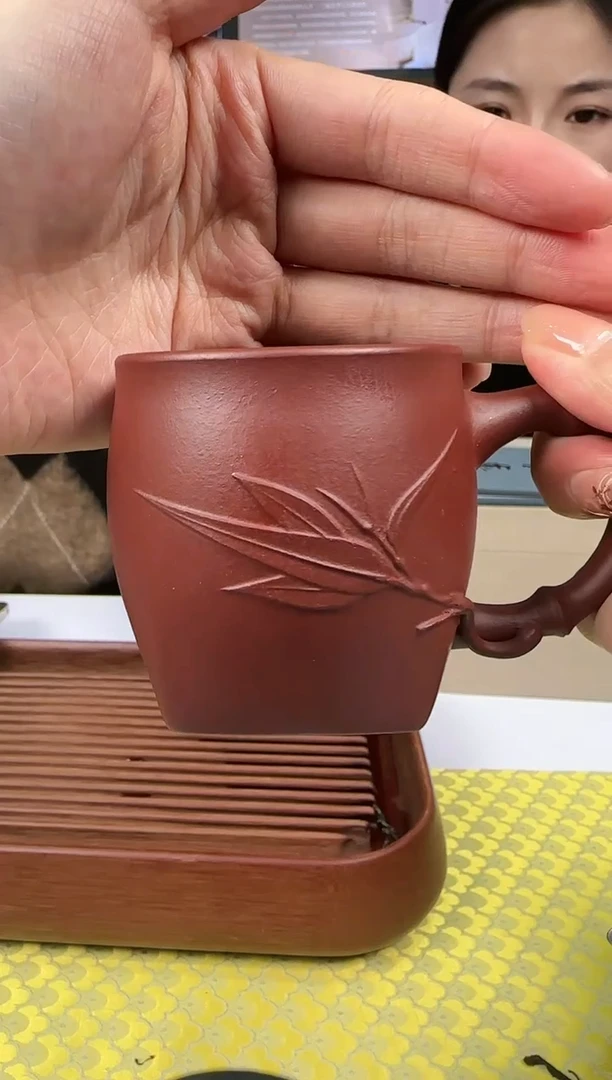 【闪购商品】紫砂杯季畅园@@竹节杯