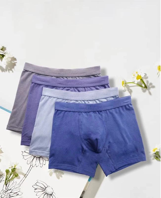 灰壳美利奴羊毛速干透气儿童短裤美丽诺羊毛竹纤维舒适内裤男女