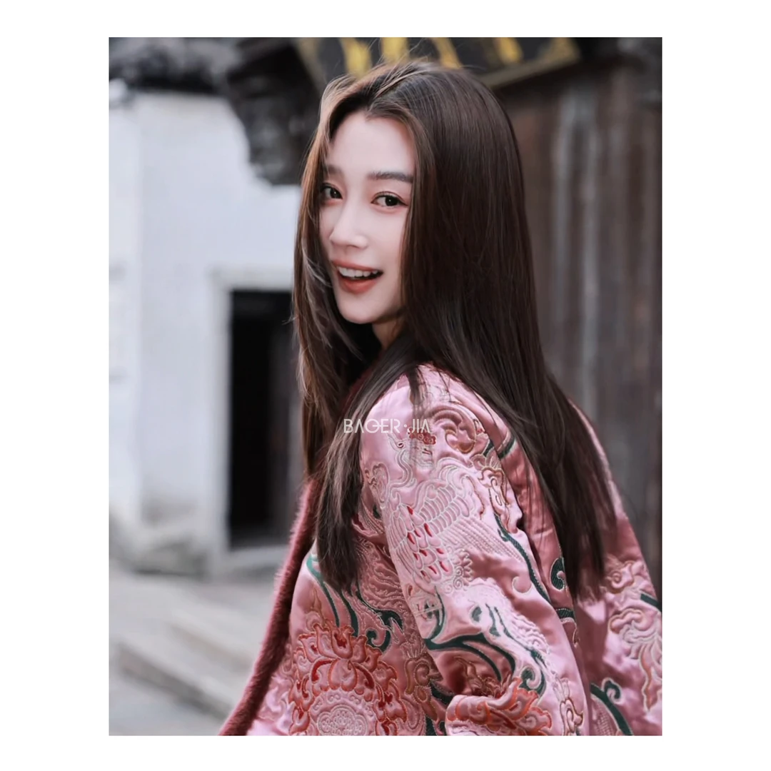 88-【凤凰团花】宝儿家含幂BA98324410冬季款穿搭吉祥水貂毛边外套