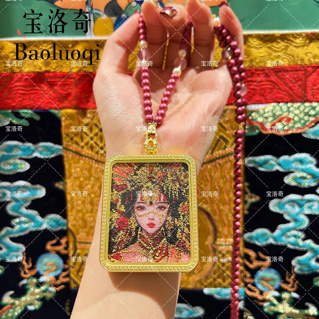 宝洛奇BLQTK-057 凤成凰手工砂唐卡