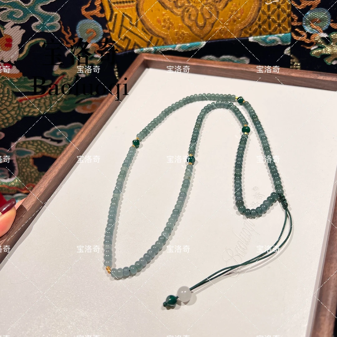 宝洛奇BLQXL-185 S925银蓝水盘缠万能链