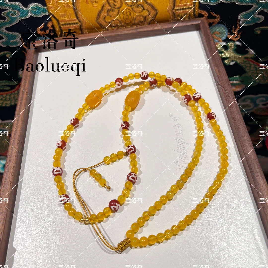 宝洛奇BLQXL-183 黄玛CC镇108项链