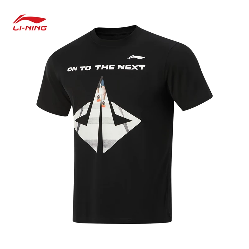 李宁夏季新款吉米巴特勒专业篮球系列男子短袖文化衫 AHSU407