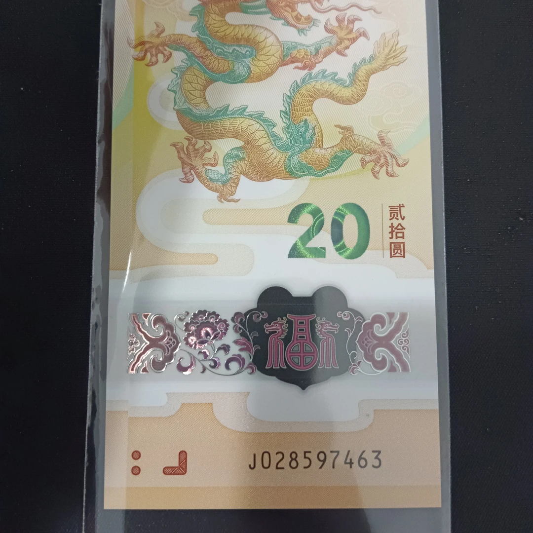 【24年龙钞】028597463 乱龙      408