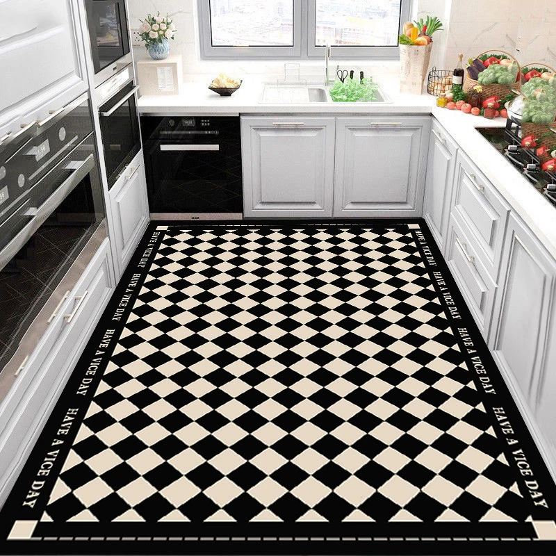 满铺厨房地垫吸水吸油布艺耐磨脚垫入户门卫生间门口垫子家用整铺