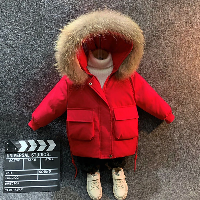 男童棉衣冬装2023新款儿童中小童韩版棉袄洋气中长款加厚棉服外套