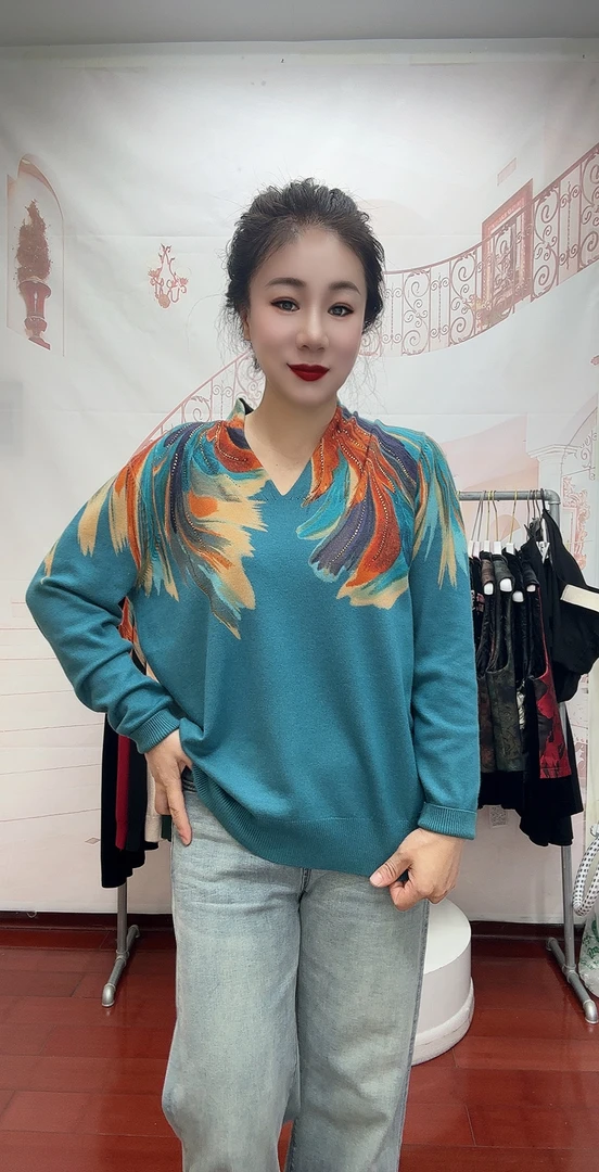 2024秋冬季柔软舒适糖果色大码毛衫