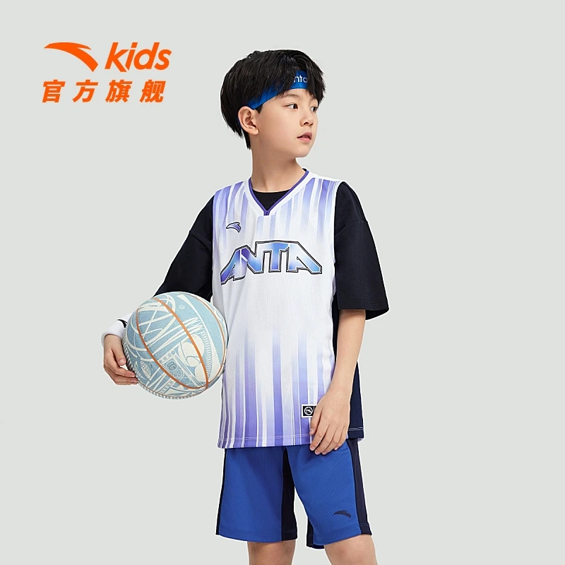 暑期狂款丨儿童舒适透气休闲百搭篮球比赛速干套装-A352429202