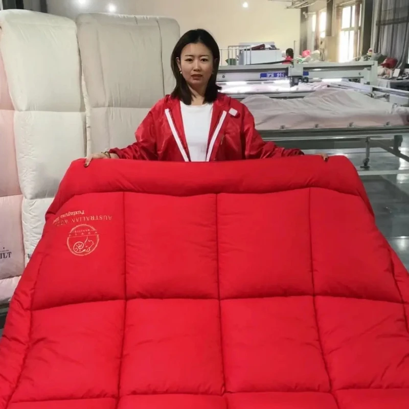 臭皮匠【喜被】澳洲羊毛被100纯羊毛被子冬被芯加厚保暖双人被婚被