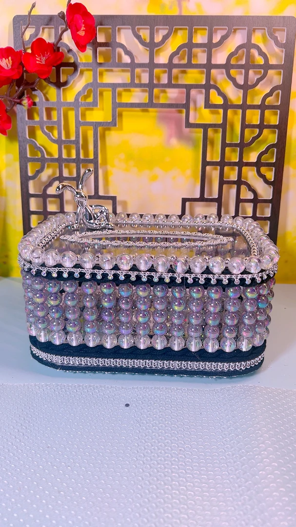 新款炫彩泡泡珠纸巾盒材料包（全部配齐）不含工具