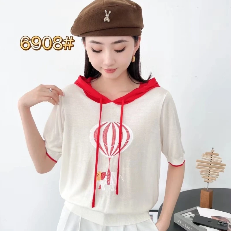 减龄针织衫女T恤显瘦小衫