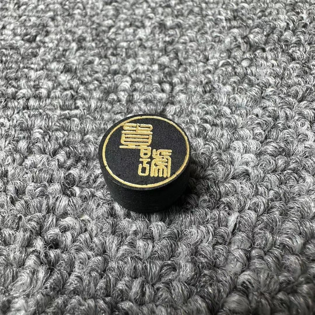 壹号大黑卡十四毫米多层台球杆中式八球美式球杆台球杆皮头