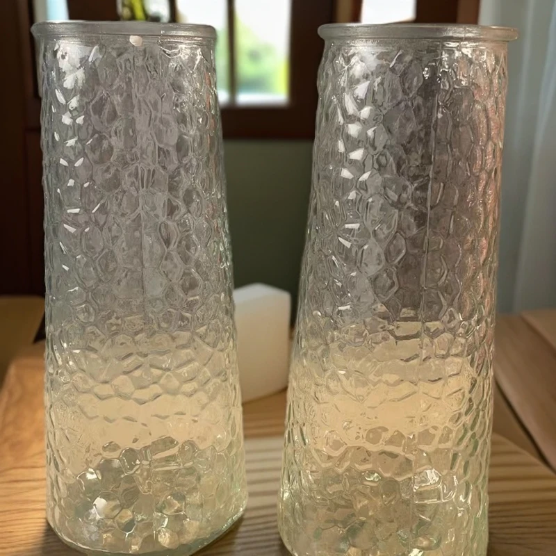 高颜值简约珠点花纹家用客厅大号花瓶