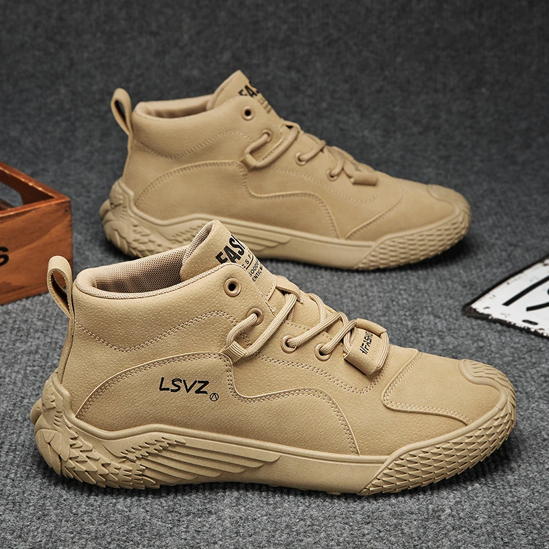 【小扬哥推荐】环球兄弟马丁靴男鞋春夏季英伦风防水耐磨工装靴男士