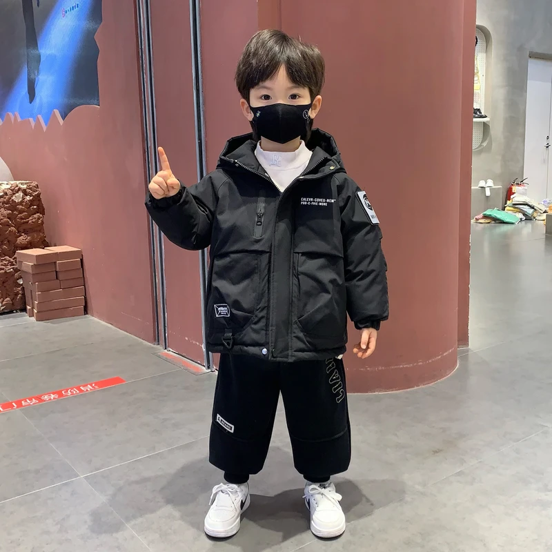 男童棉服2025冬季新款儿童超好看厚外套痞帅宝宝加厚保暖冬装棉袄