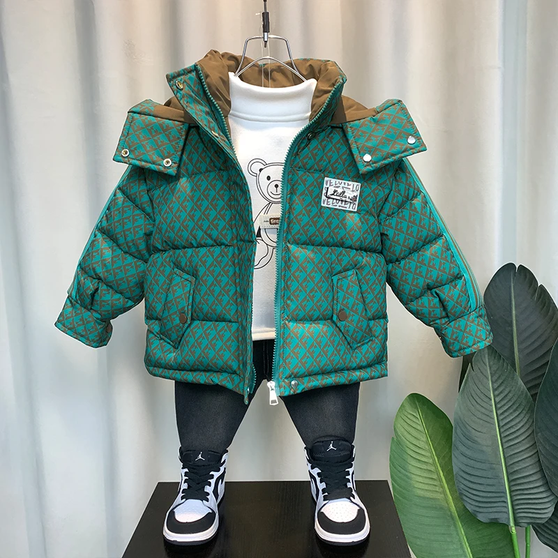 男童棉服冬季2023新款痞帅冬款洋气宝宝棉衣儿童装棉袄羽绒外套潮