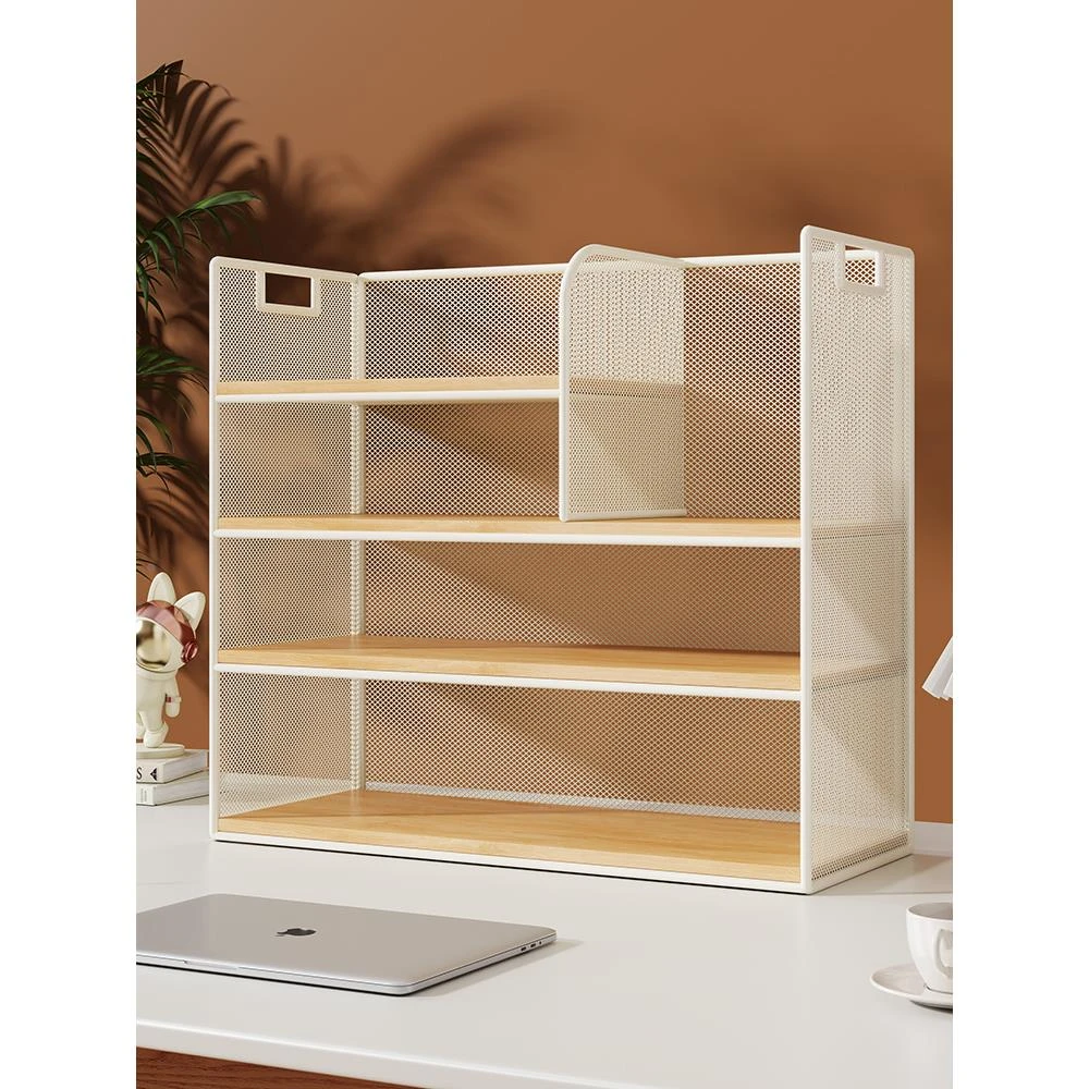 桌上书架书立架阅读架桌面书本收纳神器分隔板书桌收纳学生置物架