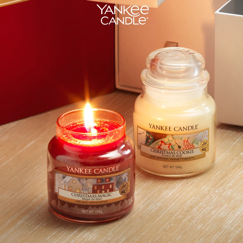 Yankee Candle扬基精油香薰蜡烛卧室助眠无烟香氛大瓶玻璃杯蜡烛