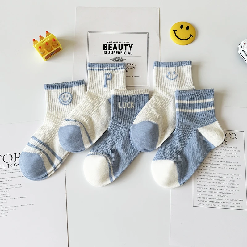 爱嘀嗒儿童袜子夏季大网眼超薄透气吸汗短筒男童女童学生宝宝棉袜