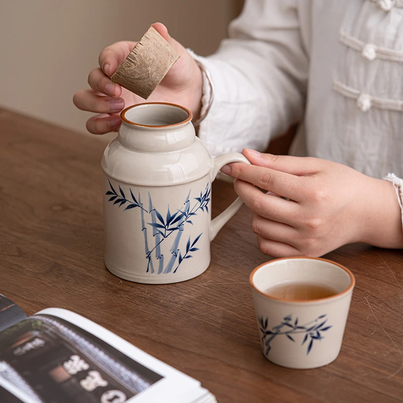 中式茶杯暖壶4252