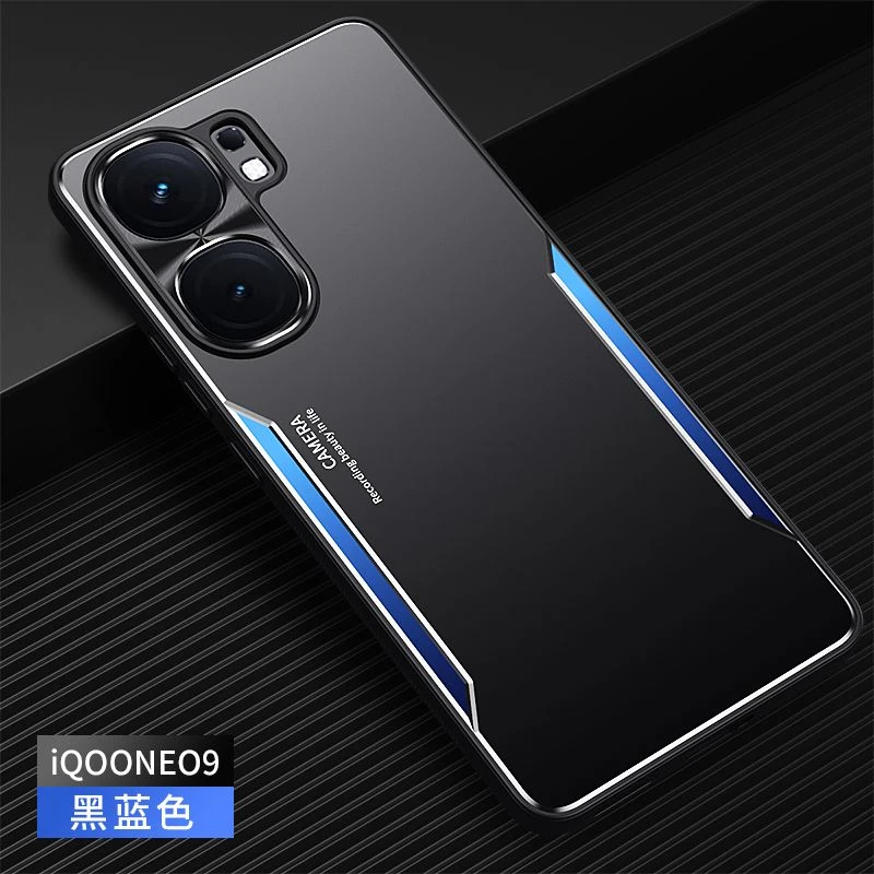 vivoiQOONeo9sPro+手机壳金属镜头全包防摔硅胶磨砂硬壳保护套5g