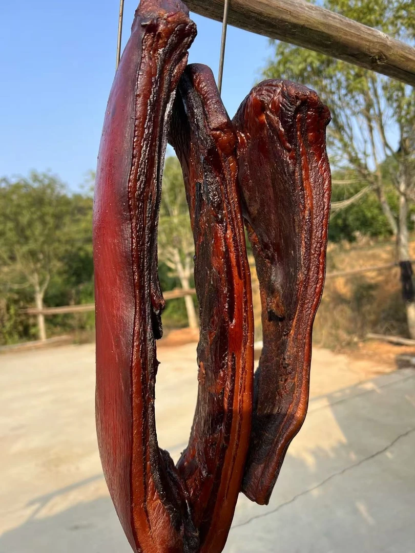 湘味优湖南常德特产烟熏柴火腊肉（五花肉）现称现卖