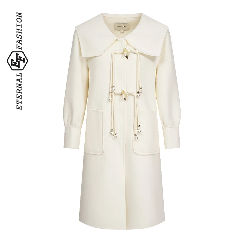 EF新中式毛呢外套冬新款女装1080231001