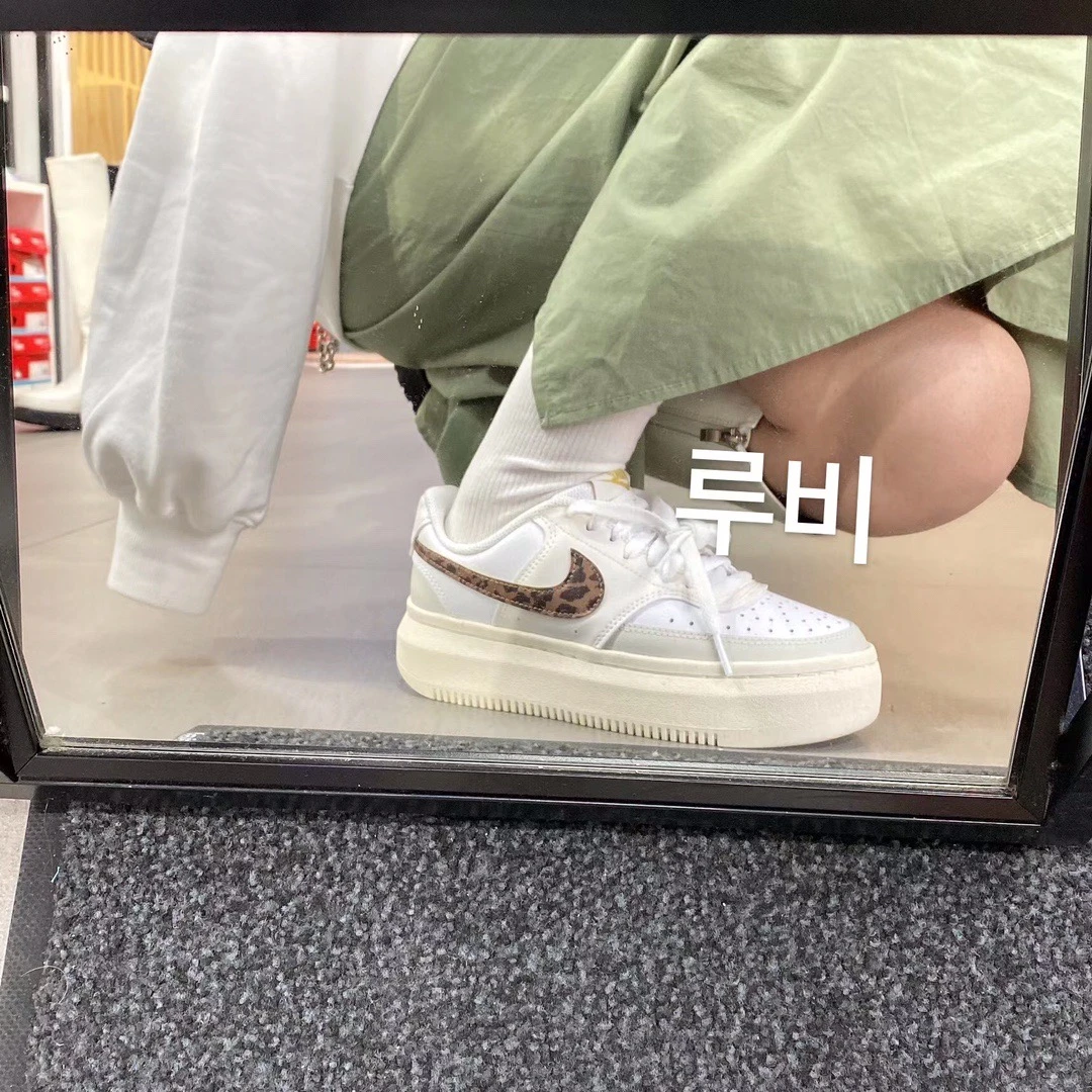 Nike/耐克【阮叔韩国直邮】经典豹纹标休闲鞋男女同款