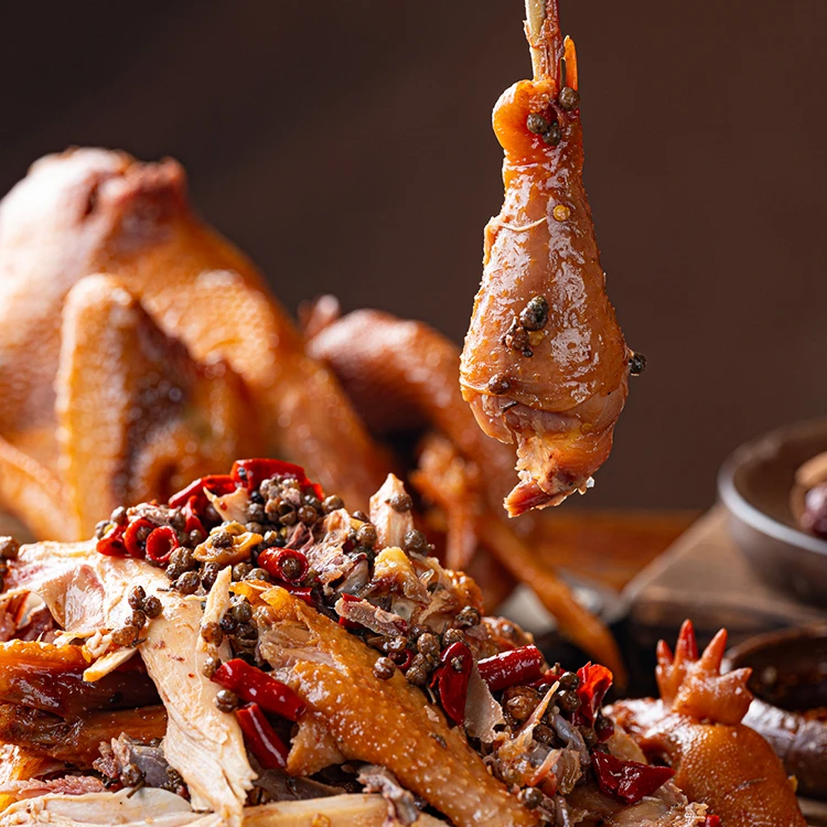 椒麻鸡卤味熟食麻椒鸡熟食卤味开袋即食麻辣鲜香酱卤熟食2只new