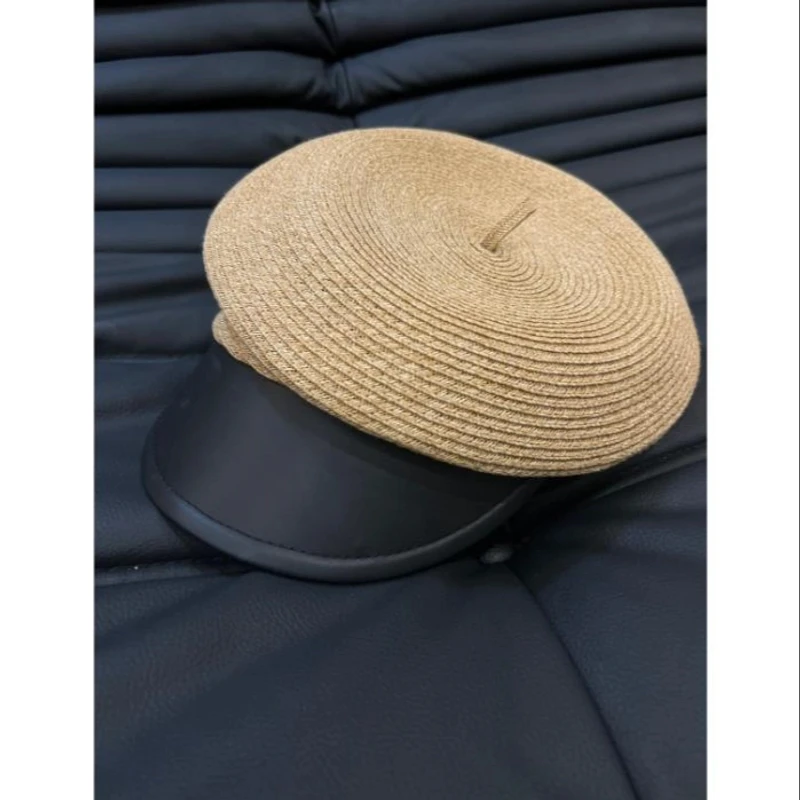 媛媛【店主自留】拼接帽子时尚户外百搭女士夏季韩版复古#FL0451