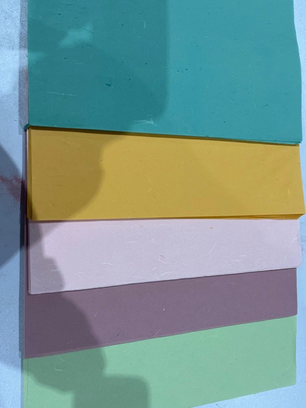 22×33纯手工云龙皮纸20张一包（6包一组颜色不挑款）