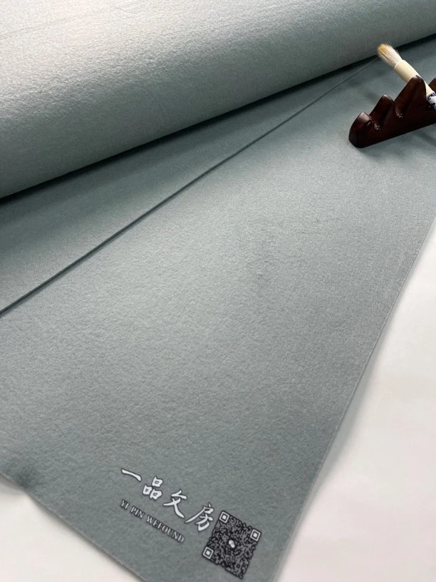 一品定制【1m×2m雾霾蓝】羊毛书画毛毡一条