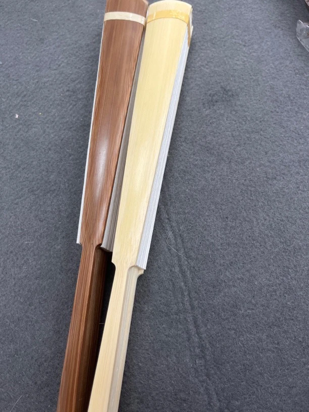 十寸油竹/玉竹空白洒金宣纸折扇（10把一组）不挑不选不备注