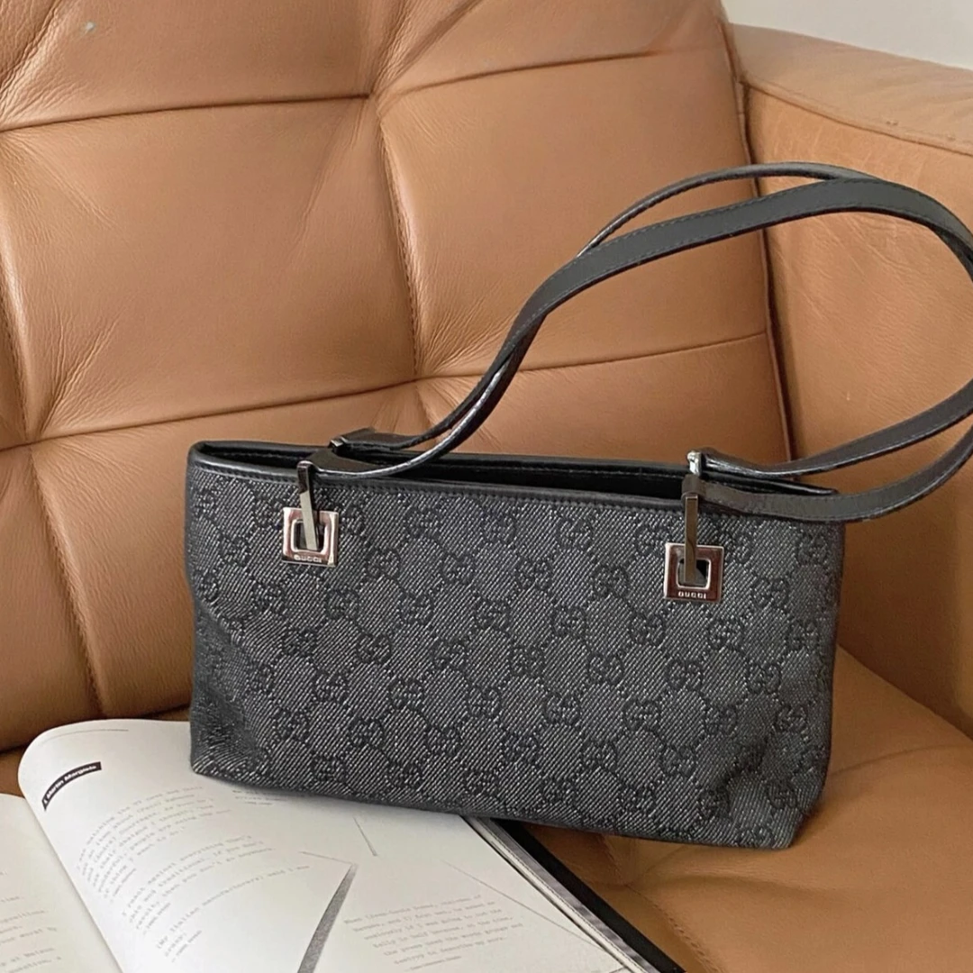 95新 GUCCI/古驰 Gucci mini单肩菜篮子