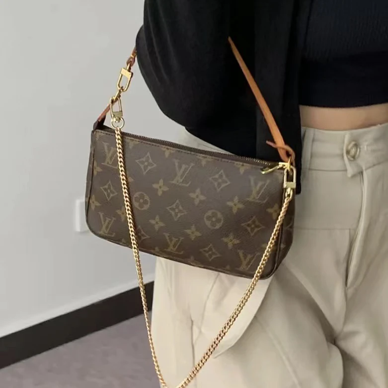 95新 LouisVuitton/路易威登 大麻将/单肩包路易威登