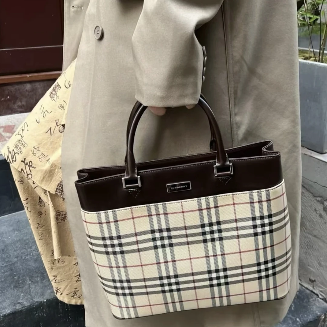 95新 BURBERRY/博柏利 巴宝莉手提单肩包