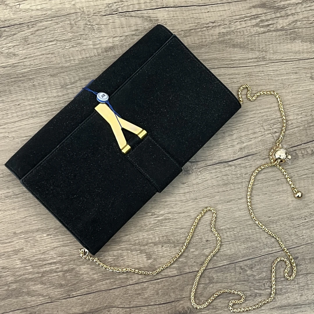 95新 YSL/圣罗兰 黑色手拿包