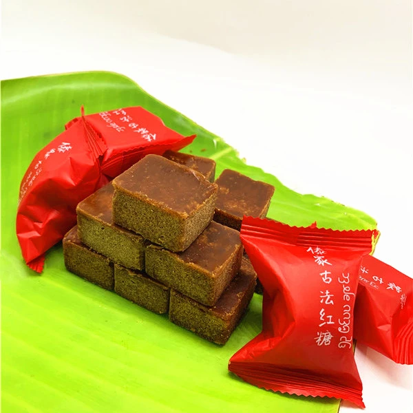 云南西双版纳甘蔗原汁熬制纯手工傣家红糖小块单独包装500g/包