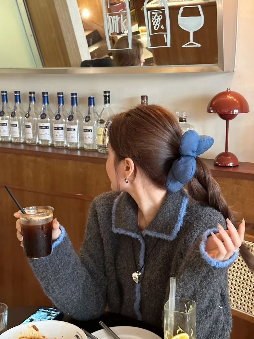 【小蓝】圈圈毛～这灰色特好穿·特软特舒服～韩版慵懒毛衣针织衫