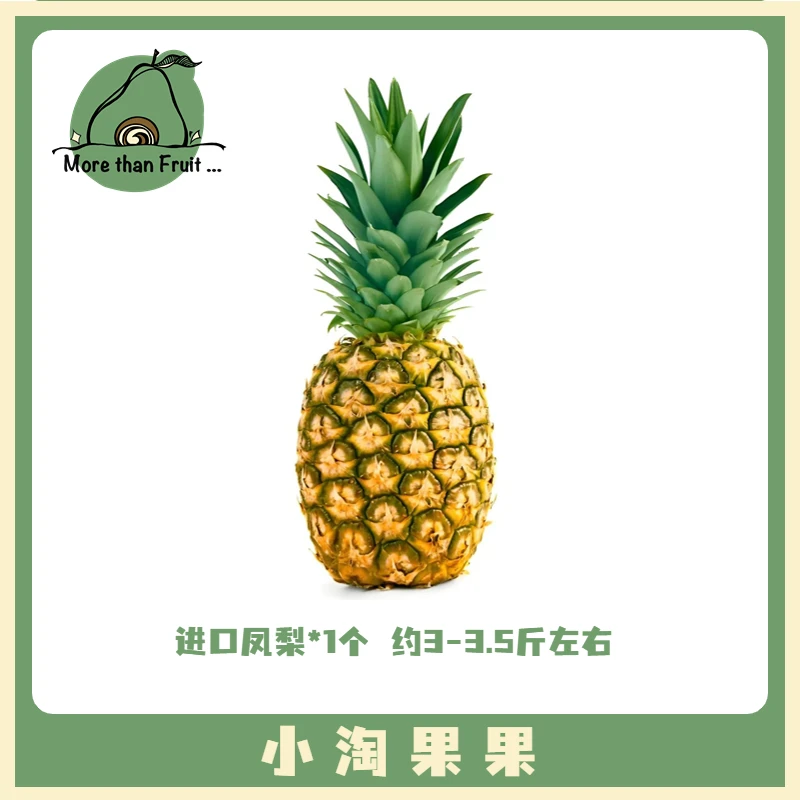 进口凤梨1只 3-3.5斤