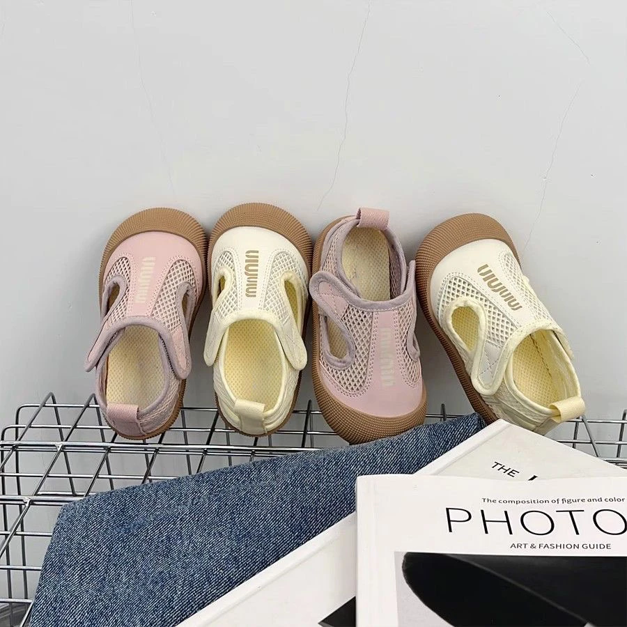 韩版儿童凉鞋网面2025夏季新款女童沙滩鞋包头小童男童运动鞋软底