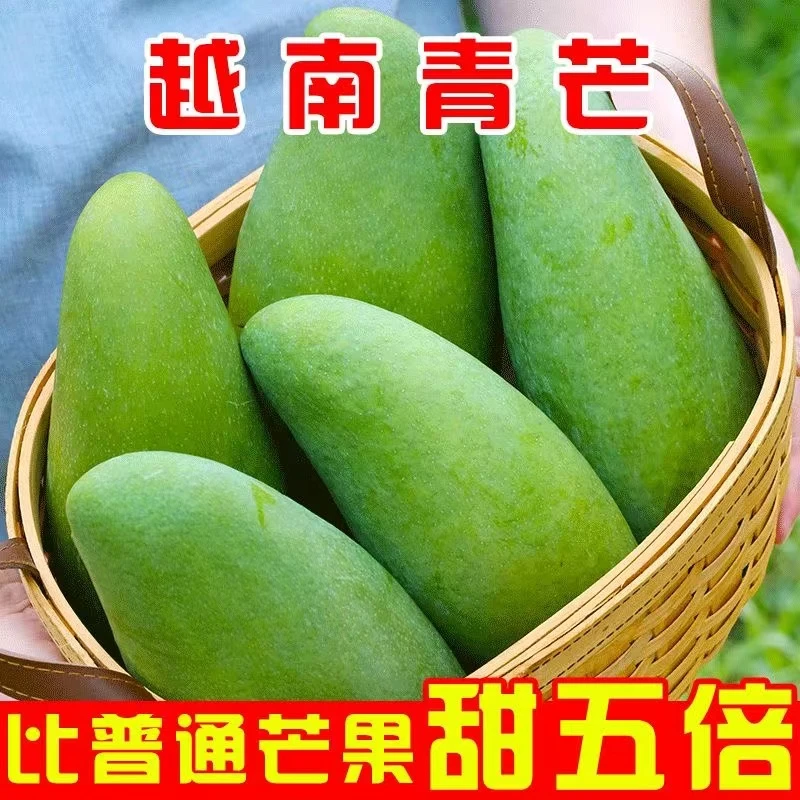 （精品果）青皮大青芒金煌芒果5斤8斤新鲜甜心芒纯甜超芒果新鲜水果
